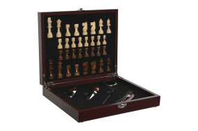 VIN SET 6 MDF 24X19X5 ÅCHECS MAT MARRON
